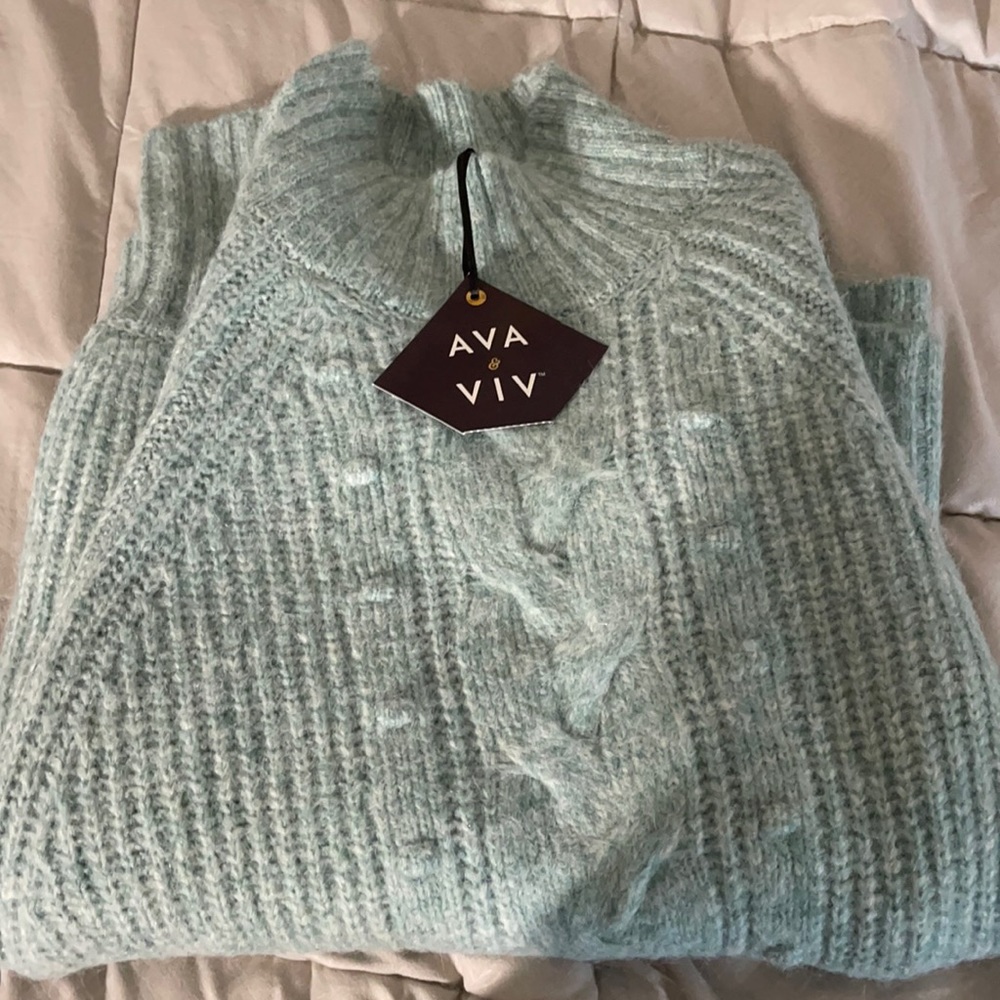 Heather Blue Sweater